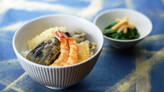 Rika's TOKYO CUISINE Ten Don [Tempura Rice Bowl]