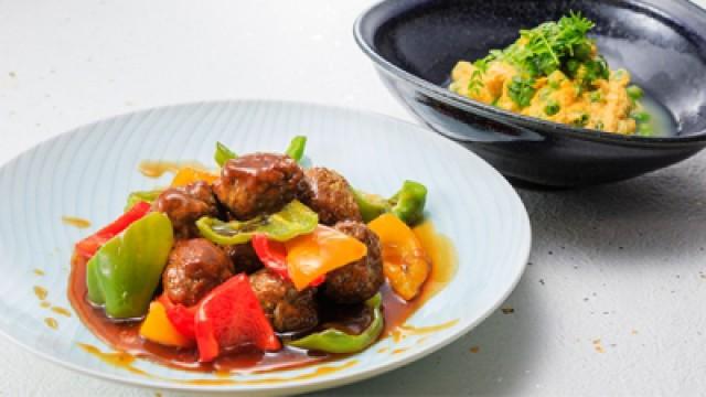 Authentic Japanese Cooking Sweet and Sour Meatball