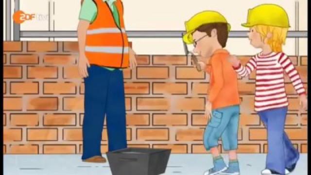 Conni auf der Baustelle