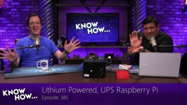 Lithium Powered, UPS Raspberry Pi Case