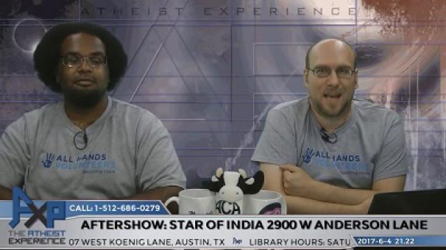 Atheist Experience 21.22 with Russell Glasser and Phil Session