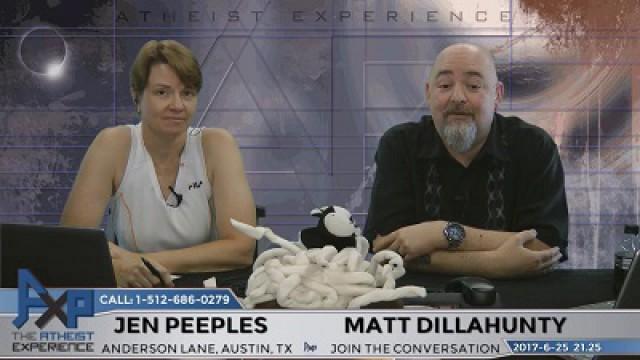 Atheist Experience 21.25 with Matt Dillahunty and Jen Peeples