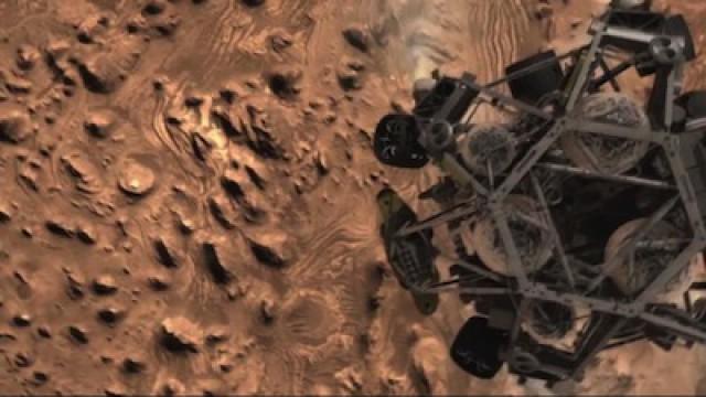 The Curiosity Rover Landing