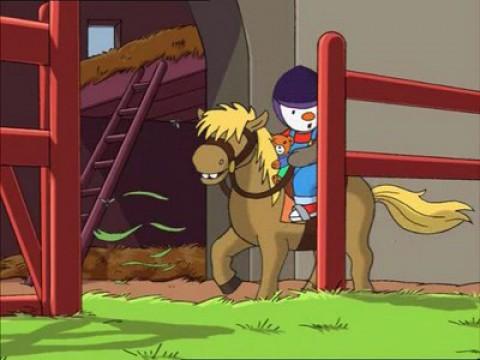 T'choupi fait du poney