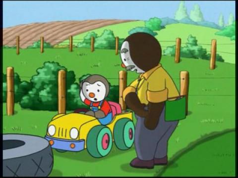 T'choupi apprend à conduire