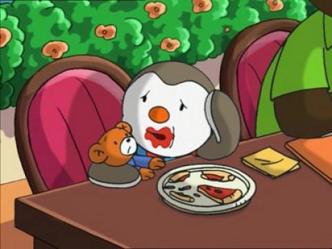 T'choupi au restaurant