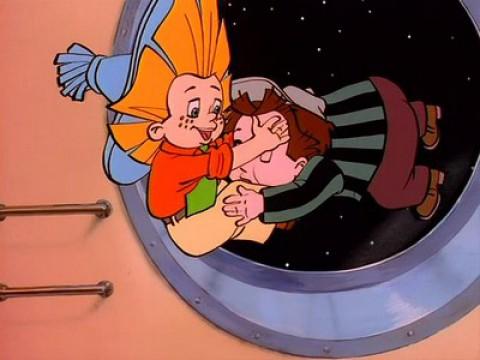 Dunno and Donut Fly to the Moon