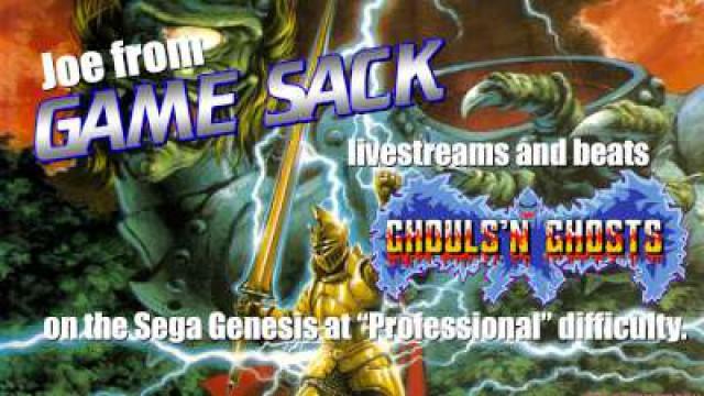Joe beats Ghouls 'n Ghosts on his childhood Genesis