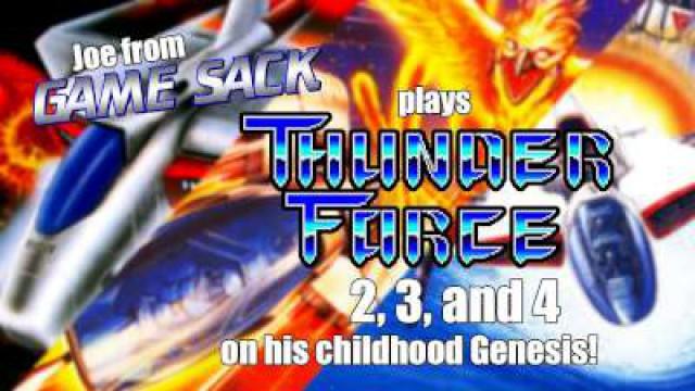 Joe plays Thunder Force 2, 3, and 4 on his Childhood Genesis
