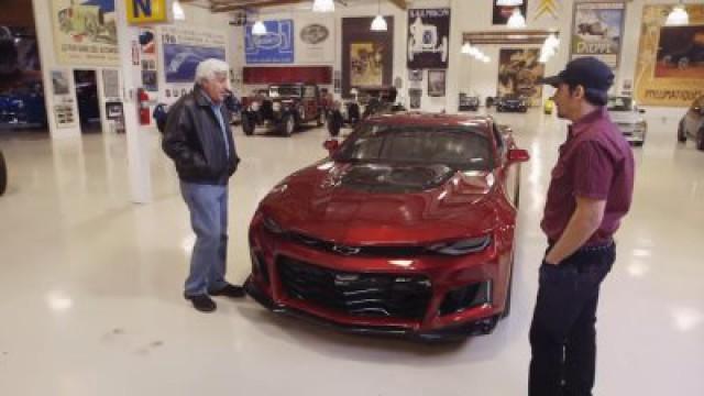 Jay Leno Gives Brad Paisley a Burnout Tutorial in the 2017 Chevrolet Camaro ZL-1
