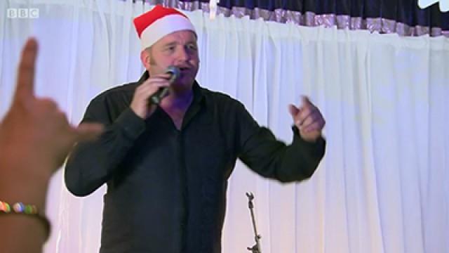 Happy People Celebrate Christmas