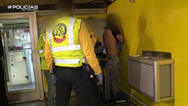 Inspección laboral en una nave industrial
