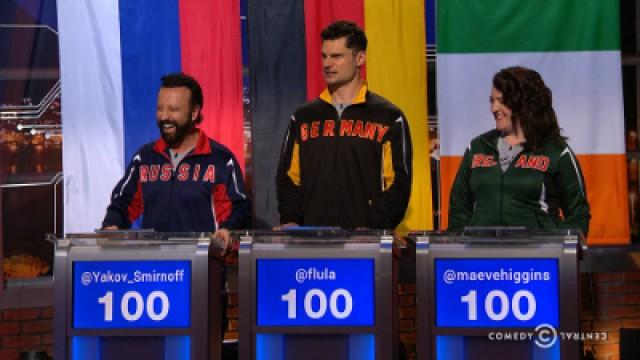 Flula Borg, Yakov Smirnoff, Maeve Higgins