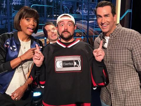 Aisha Tyler, Kevin Smith, Rob Riggle