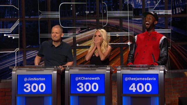 Kristin Chenoweth, Jim Norton, James Davis