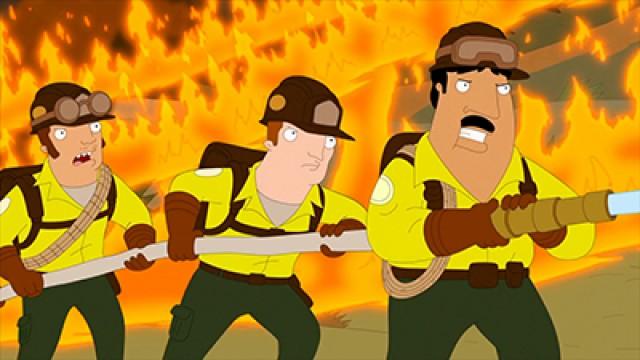L'incendio