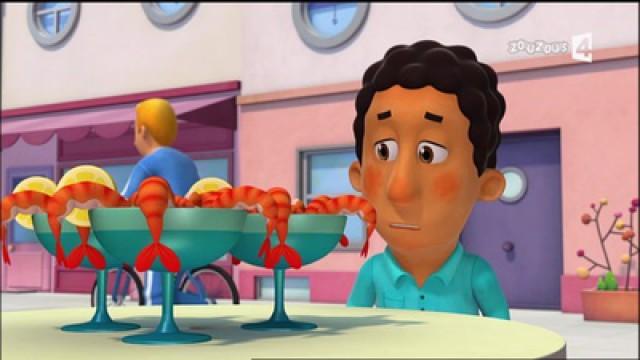 Tarek en pince pour les crabes