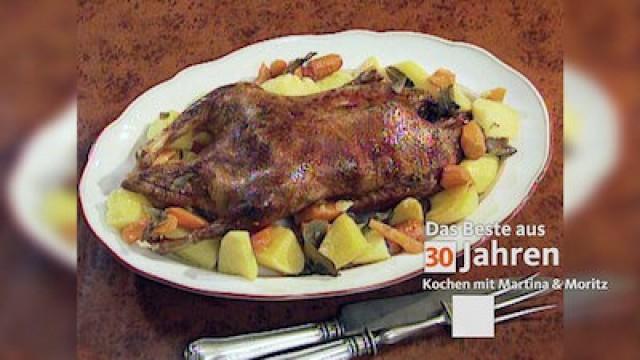Ein weihnachtliches Festmenü mit Ente