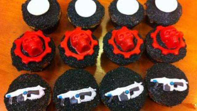 Gears of War Cupcakes