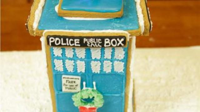 Doctor Who TARDIS Gingerbread House