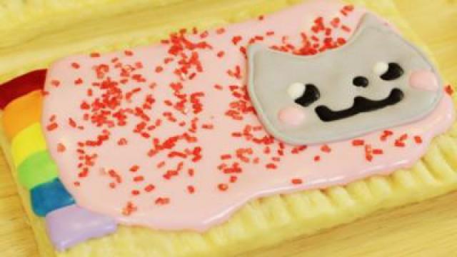 Homemade Nyan Cat Poptarts