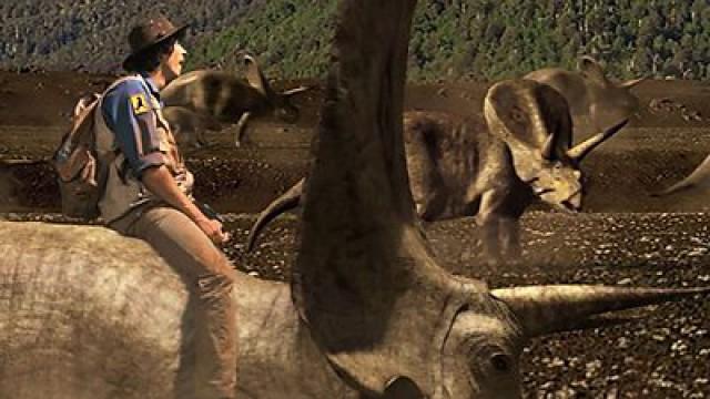 Triceratops i róg