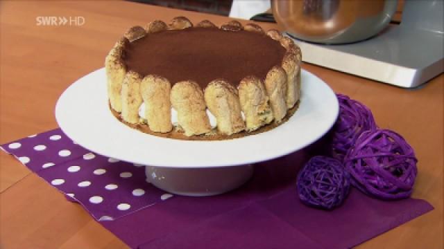 Löffelbiskuit und Tiramisutorte