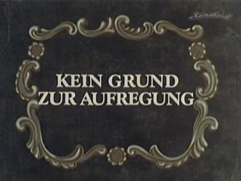 Kein Grund zur Aufregung