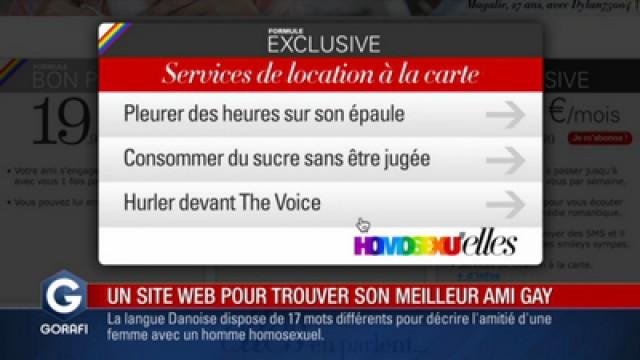 Un site web pour trouver son meilleur ami gay