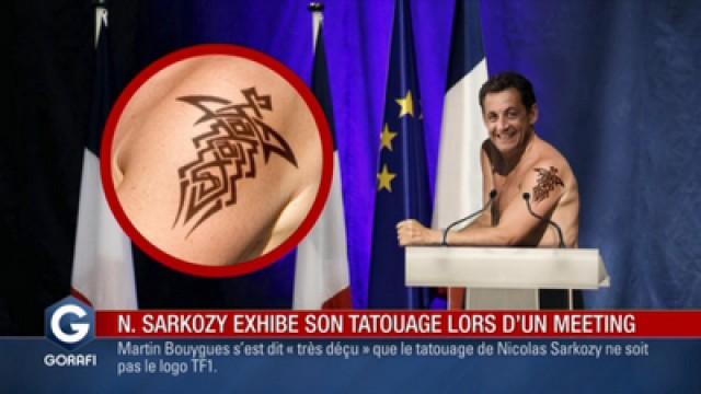 N.Sarkozy exhibe son tatouage