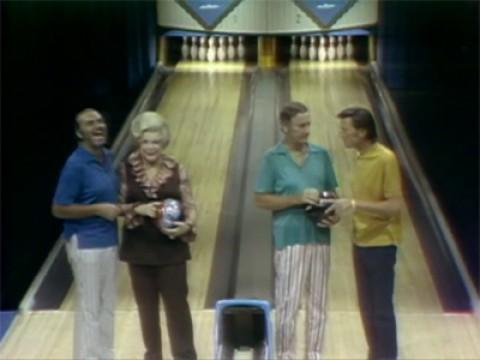 Ernest Borgnine and Virginia Graham vs. Dick Martin and Laurence Harvey