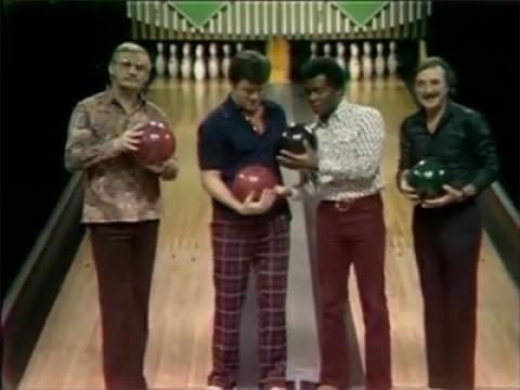 Dave Madden and Ron Masak vs. Bill Macy and Terry Carter