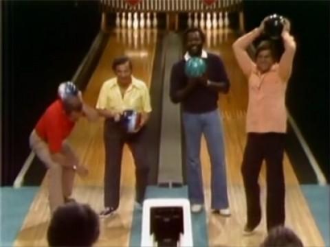 Jack Carter and Morey Amsterdam vs. Dick Gautier and Richard Roundtree