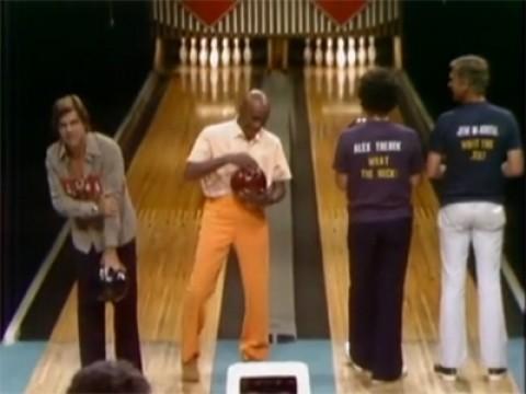 Dick Gautier and Scatman Crothers vs. Alex Trebek and Jim McKrell