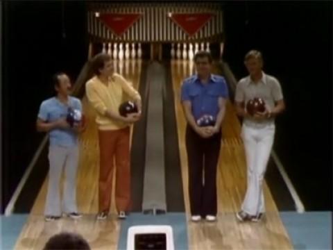 Pat Morita and Peter Bonerz vs. Vince Edwards and Jim McKrell