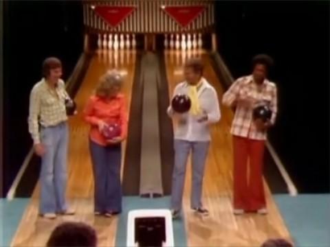 Greg Mullavey and Rue McClanahan vs. Michael Evans and Jean Pierre Aumont