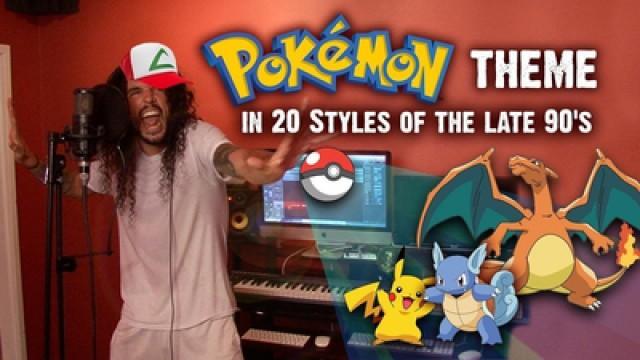 Pokemon Theme In 20 Styles Of The Late 90's