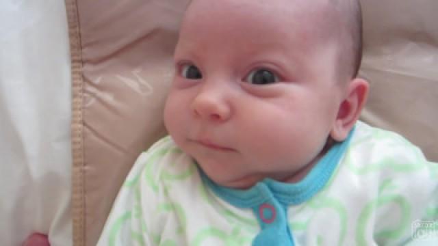 BABY'S FIRST SMILE!