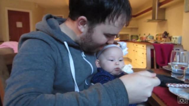 BABY'S FIRST ICE CREAM!