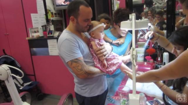 BABY'S FIRST PEDICURE!