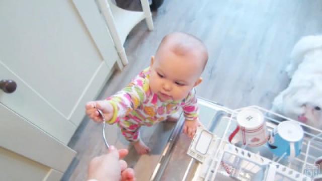BABY AT WORK!