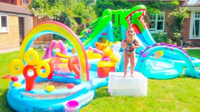 WE BUILT A WATER PARK!!