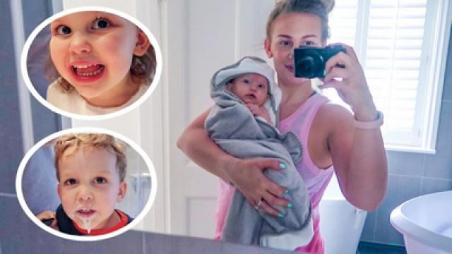 24HRS WITH 3 KIDS & 6 DOGS!!