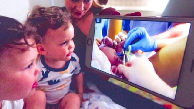 KIDS REACT TO OWN BIRTH VIDEO!