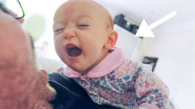 CUTEST SMILING BABY EVER!!