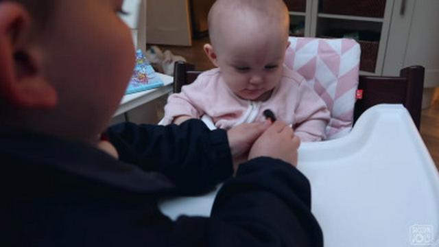 BABY CAN'T STOP LAUGHING!