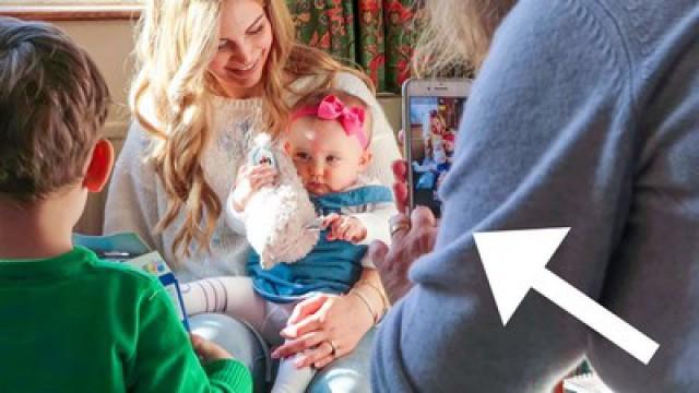 Telling Grandma about the New Baby