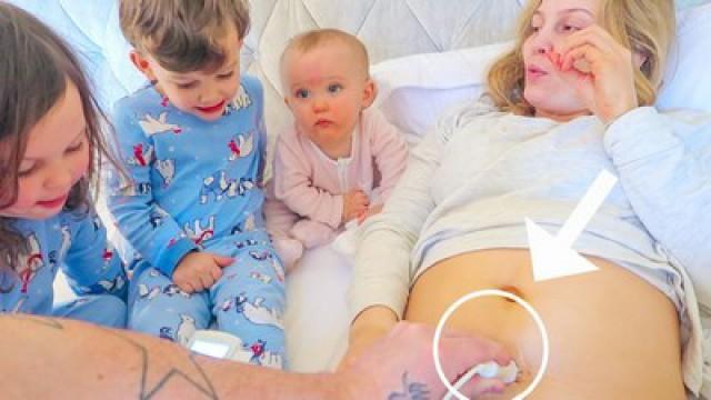 kids Hearing the Baby's Heartbeat