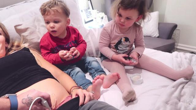 KIDS TALK TO THE BABY!