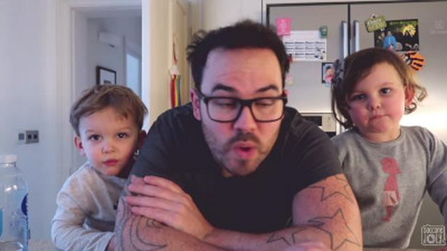 TODDLER TAKES FIRST DRINK?!